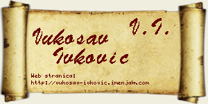 Vukosav Ivković vizit kartica